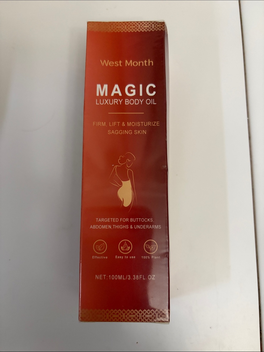 West Month Magic Luxury Body Oil - Red